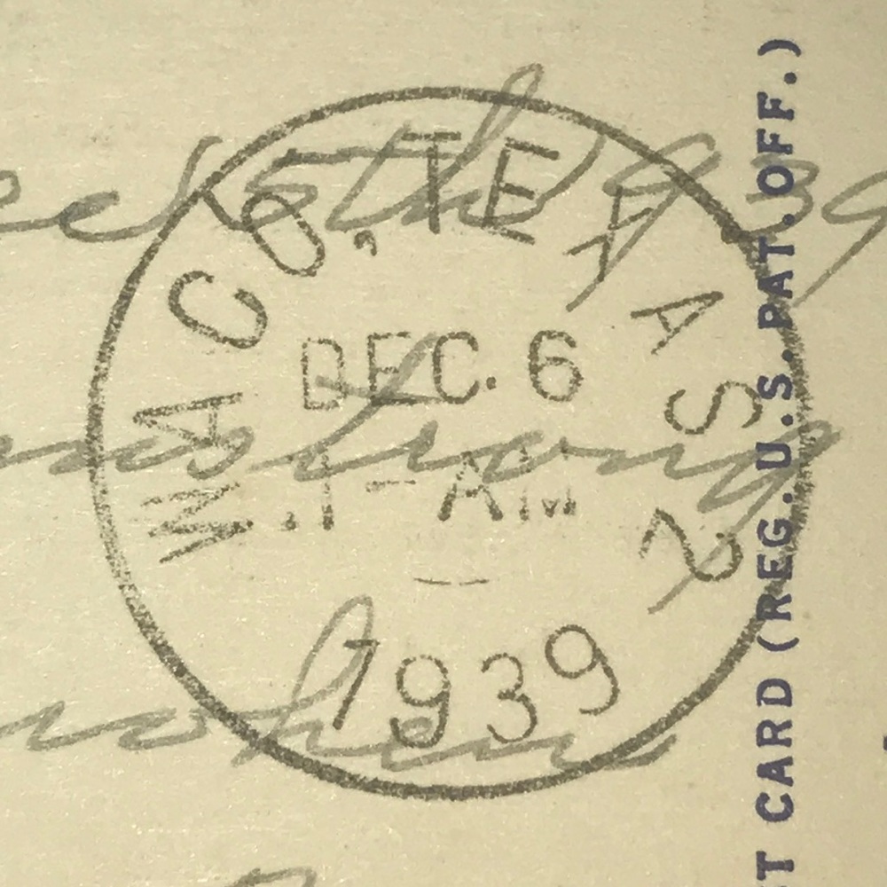 Two 1939 post cards - Picture 2 of 7